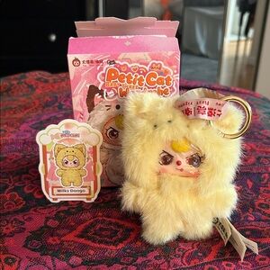 Baby Three Petit Cat Wardrobe Plush Pendant Milky Dango w/Special Eyes (Secret)